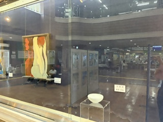 流山市美術家協会委会員作品展、開催の様子