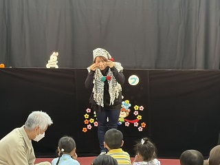 子ども人形劇鑑賞会開催の様子