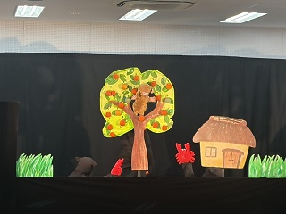 子ども人形劇鑑賞会開催の様子