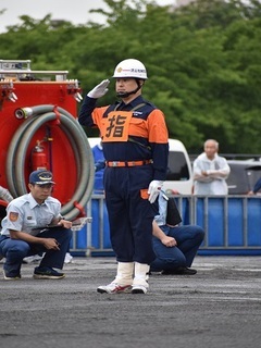 流山市消防団が全国消防操法大会千葉県大会代表選考会東葛飾地区予選にて、第3位になりました。