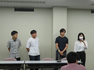 成人式実行委員委嘱状交付式・実行委員会議の様子