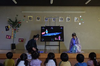 ブラックライトシアター「織姫と彦星の物語」を鑑賞
