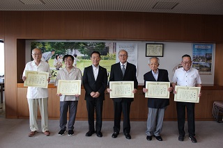 令和8年度流山市自治会長感謝状贈呈式