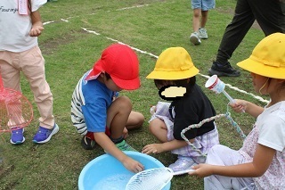 幼保小しゃぼん玉交流