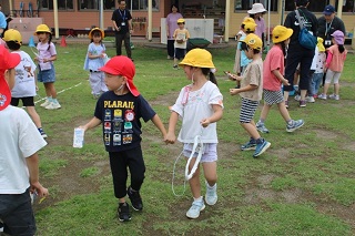 幼保小しゃぼん玉交流