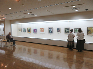 市展の様子