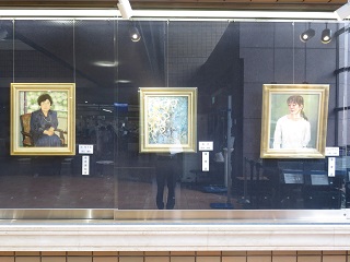 流山市展受賞作品展開催の様子