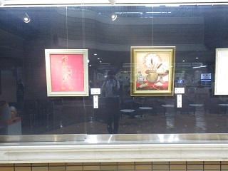 流山市展受賞作品展開催の様子