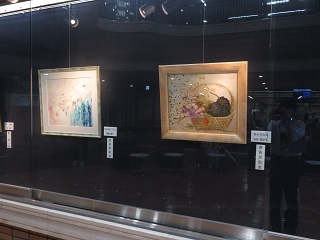 流山市展受賞作品展開催の様子