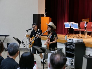 松田“CHABE”岳二さん、CHIE HORIGUCHIさん
