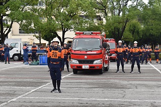 ポンプ車操法の部