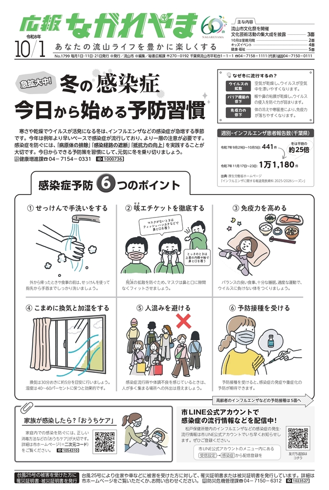 広報ながれやま令和8年10月1日号(外部リンク・新しいウインドウで開きます)
