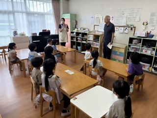 公立保育所で流山産ほうれん草を提供