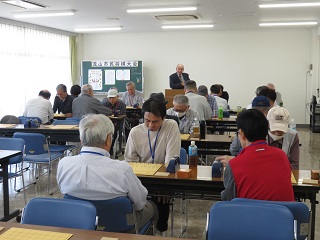 「流山市民将棋大会」の様子