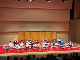 「邦楽三曲演奏会」の様子