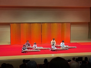 「邦楽三曲演奏会」の様子