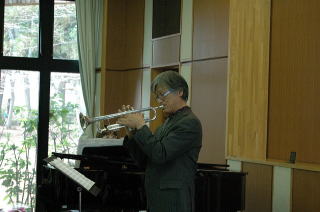 ジャズトランペッター・神村さんとピアニスト・岡田さん