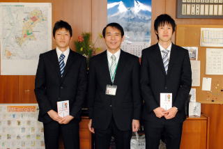 後田教育長と一緒に