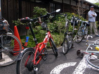 さまざまな自転車で参加