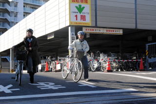 公用自転車スタート