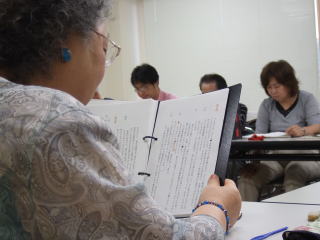 この日は台詞グループの練習です