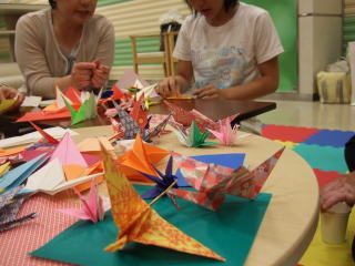 変わり折り鶴の写真