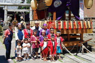 雷神社ふれあい夏祭りの写真