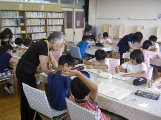 学習の様子の写真