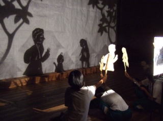 本番の舞台を使って