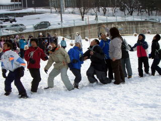 雪上運動会にも特別参加