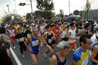 第20回記念流山ロードレース大会の写真