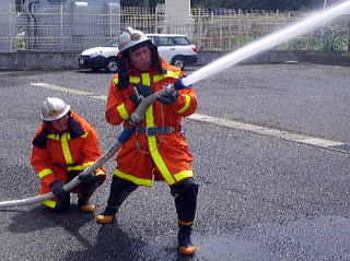 基本放水訓練の写真