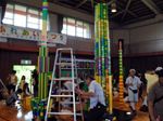 レゴの巨大スカイツリータワーの制作