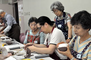 練り込み陶芸に挑戦