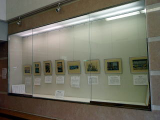 浮世絵のギャラリー展示の写真