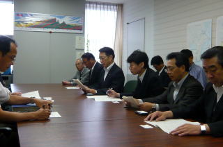 協議会やワーキンググループへの千葉県の参加も要望している写真