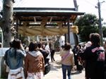大しめ縄で有名な赤城神社