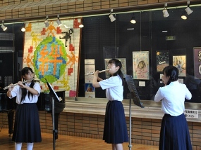 調和のとれた八木中学校の素晴らしい演奏