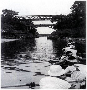 利根運河の運河橋付近