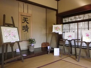 「バラのアート展」流郷さんの作品