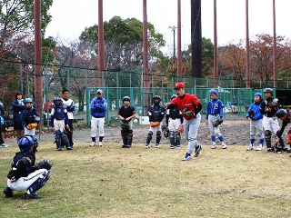 熱血指導を受ける子どもたち