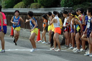 タスキをつなぐ西初石中学校