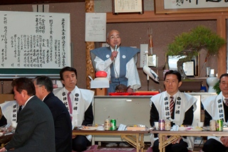 保存会会長の宇佐見憲雄さん