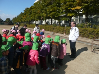 中野久木保育所恒例のマラソン大会