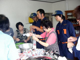 ビニール袋を使っての炊飯