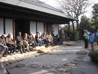 一茶双樹記念館で講義