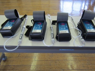 4台の高濃度CO測定器