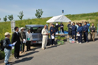 根本自治会長があいさつ