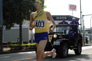 流山市立北部中のランナー