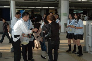 おおたかの森高校の演劇部も協力